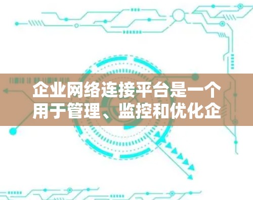 企业网络连接平台是一个用于管理、监控和优化企业网络的综合解决方案，通常涉及多个功能模块和技术。以下是对企业网络连接平台的详细分析和推荐