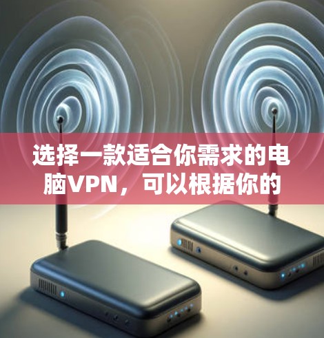 选择一款适合你需求的电脑VPN，可以根据你的使用场景和需求来决定